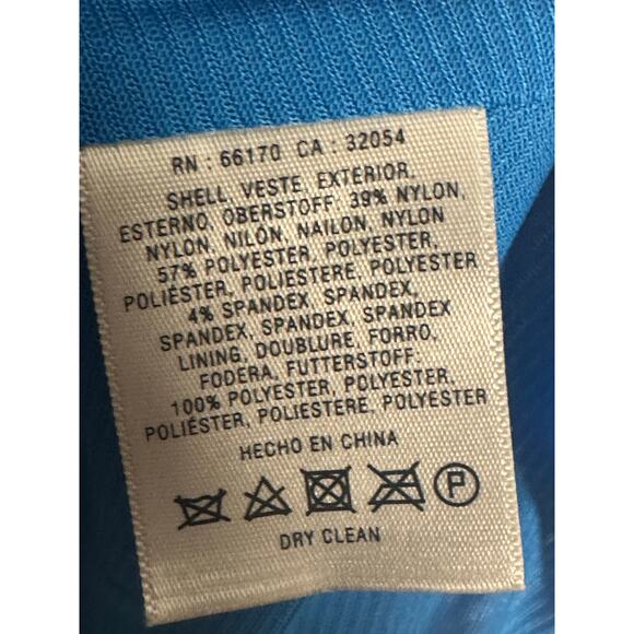 Maeve Sz S Blue and White Polka Dot Fit & Flare Dress Sleeveless Anthro Tradwife - Picture 6 of 9